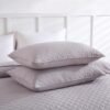 Unyqoos® Stijlvolle Grijze Katoenen Sprei Set voor Tweepersoonsbed met Kussenslopen