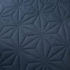Unyqoos® Zachte en Luchtige Bedsprei Set met Geometrisch Patroon voor Alle Seizoenen, Marineblauw, Inclusief Kussenslopen