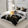 Unyqoos® Comfortabel Boho Bloemen Beddengoed Set met Kussenslopen en Rits