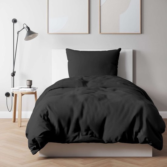 550x550-14125.jpg Unyqoos® Zacht en Onderhoudsvriendelijk Microvezel Beddengoed in Stijlvol Zwart