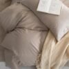 550x550-14320.jpg Unyqoos® Zachte microvezel beddengoedset taupe 200x200 cm met ritssluiting