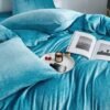 550x550-14328.jpg Unyqoos® Warme en pluizige winter beddengoedset met ritssluiting in zeeblauw