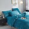 550x550-14330.jpg Unyqoos® Warme en pluizige winter beddengoedset met ritssluiting in zeeblauw