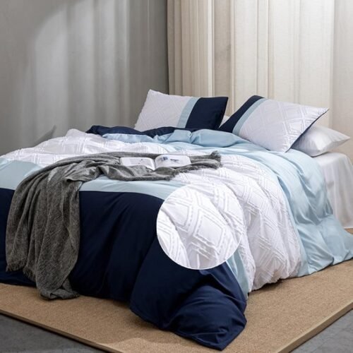 Unyqoos® Stijlvolle en Zachte Microvezel Beddengoedset met Geometrisch Boho-ontwerp