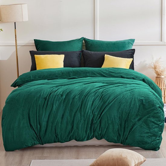 550x550-14358.jpg Unyqoos® Warme en Zachte Winter Bedset van Fleece met Ritssluiting