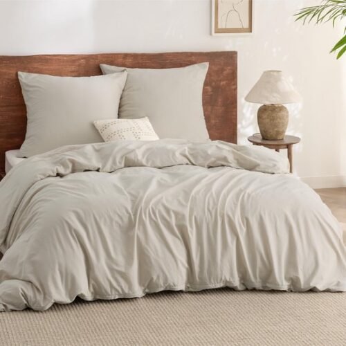 Unyqoos® Katoenen Beddengoedset 200 x 220 cm met Kussenslopen en Ritssluiting