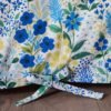 Unyqoos® Elegante tweezijdige bloemen beddengoedset voor eenpersoonsbed in blauw