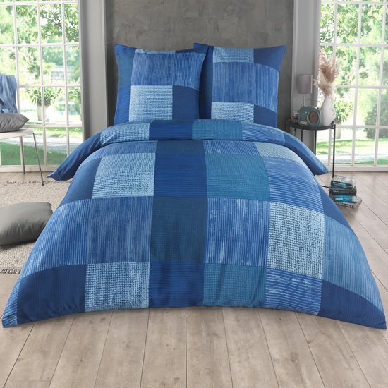 550x550-14380.jpg Unyqoos® Stijlvol en ademend beddengoedset met geruit design voor eenpersoonsbed