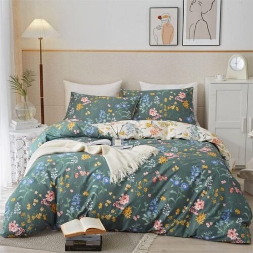 550x550-14391.jpg Unyqoos® Omkeerbare beddengoedset met bloemenpatroon voor een stijlvolle slaapkamer