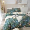 Unyqoos® Omkeerbare beddengoedset met bloemenpatroon voor een stijlvolle slaapkamer