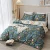 Unyqoos® Omkeerbare beddengoedset met bloemenpatroon voor een stijlvolle slaapkamer