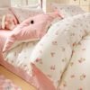 550x550-14397.jpg Unyqoos® Omkeerbare bloemenweide beddengoedset met ritssluiting voor eenpersoonsbed