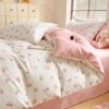 550x550-14402.jpg Unyqoos® Omkeerbare bloemenweide beddengoedset met ritssluiting voor eenpersoonsbed