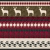 Unyqoos® Warme en Pluizige Sherpadeken met Kerstpatroon voor Huisdecoratie