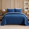 Unyqoos® Luxueuze Katoenen Sprei Set voor Tweepersoonsbed met Kussenslopen – Elegant en Comfortabel
