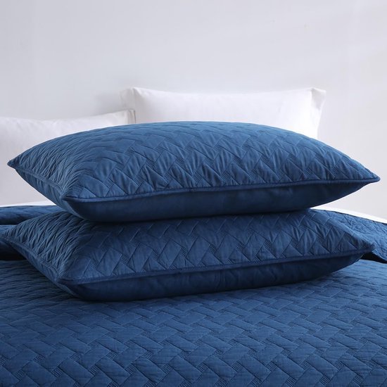 Unyqoos® Luxueuze Katoenen Sprei Set voor Tweepersoonsbed met Kussenslopen – Elegant en Comfortabel