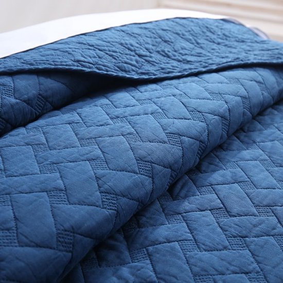 Unyqoos® Luxueuze Katoenen Sprei Set voor Tweepersoonsbed met Kussenslopen – Elegant en Comfortabel