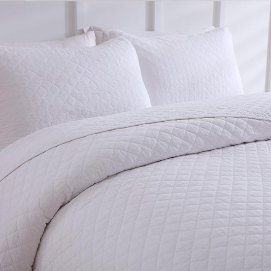 Unyqoos® Zacht en Elegant Bedsprei Set voor Elke Slaapkamer, 3-Delig, 220 x 240 cm, Inclusief Kussenslopen