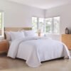 Unyqoos® Zacht en Elegant Bedsprei Set voor Elke Slaapkamer, 3-Delig, 220 x 240 cm, Inclusief Kussenslopen