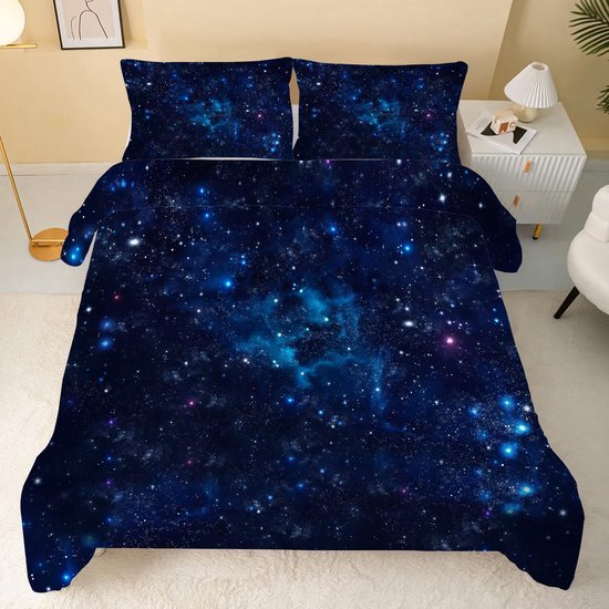 Unyqoos® Warm en Comfortabel Vierseizoenen Dekbed met Sterrenhemelpatroon voor Elke Slaapkamer, 135 x 200 cm