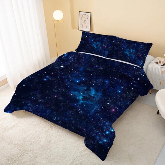 Unyqoos® Warm en Comfortabel Vierseizoenen Dekbed met Sterrenhemelpatroon voor Elke Slaapkamer, 135 x 200 cm