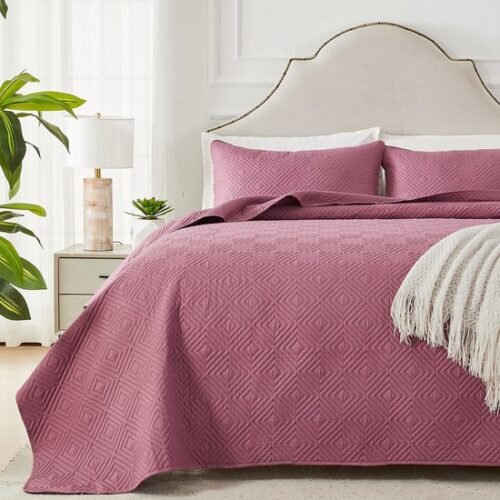 550x550-14475.jpg Unyqoos® Luxueuze Microvezel Sprei Set met Tijdloos Design voor Stijlvolle Slaapkamers