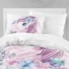 Unyqoos® Charmant Eenhoorn Beddengoed Set voor Kinderen met Zachte Microvezel en Praktische Ontwerpdetails