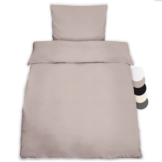 550x550-14531.jpg Unyqoos® Twee-delige katoenen dekbedovertrekset met kussensloop in diverse maten en kleuren