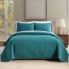550x550-14545.jpg Unyqoos® Luxueuze Katoenen Sprei Set voor Tweepersoonsbed, Met Zacht Gebreid Patroon en Kussenslopen