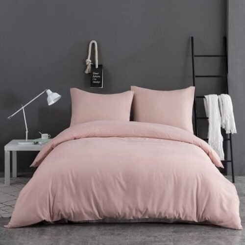 550x550-14573.jpg Unyqoos® Zacht en warm winter beddengoed in roze microvezel met ritssluiting