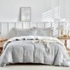 Unyqoos® Comfortabel Beddengoed met Bloemenpatroon en Ritssluiting in Microvezel