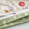 Unyqoos® Comfortabel en Ademend Dekbedovertrek met Bloemenmotief en Kussensloop