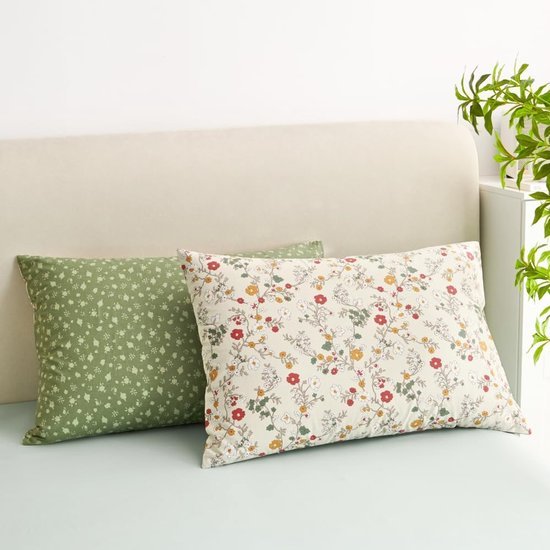 Unyqoos® Comfortabel en Ademend Dekbedovertrek met Bloemenmotief en Kussensloop