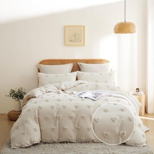 550x550-14659.jpg Unyqoos® Stijlvol Getuft Boheemse Beddengoedset met Borduurwerk voor Comfortabele Nachtrust