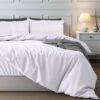 Unyqoos® Luxe Microvezel Beddengoedset 200x200 cm met Kussenslopen in Wit