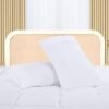 Unyqoos® Luxe Microvezel Beddengoedset 200x200 cm met Kussenslopen in Wit