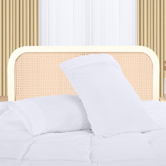 Unyqoos® Luxe Microvezel Beddengoedset 200x200 cm met Kussenslopen in Wit