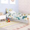 Unyqoos® Kinder beddengoed set met dinosaurus motief en kussensloop van microvezel