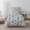 550x550-14832.jpg Unyqoos® Zacht en kleurrijk dinosaurus beddengoed voor kinderen met ritssluiting