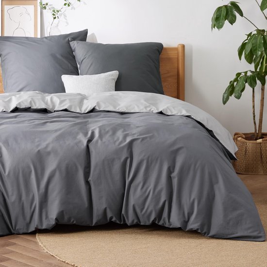 550x550-14857.jpg Unyqoos® Luxe tweekleurig katoenen dekbedovertrek met kussenslopen voor een comfortabele nachtrust