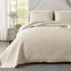 Unyqoos® Luxueuze Microvezel Bedsprei Set van 220x240 cm met Kussenslopen voor Moderne Slaapkamer