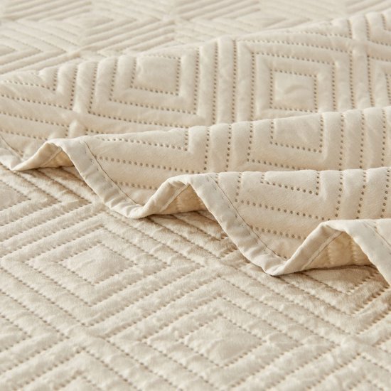 Unyqoos® Luxueuze Microvezel Bedsprei Set van 220x240 cm met Kussenslopen voor Moderne Slaapkamer