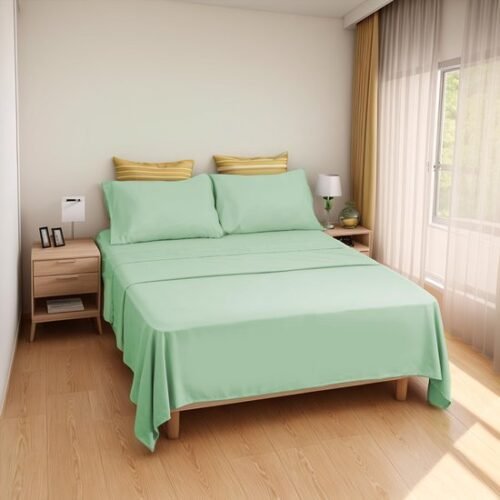 Unyqoos® Complete set van ademende microvezel bedlakens voor een stijlvol bed