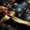 550x550-14977.jpg Unyqoos® Warme microvezel kerstbeddengoedset in zwart-goud met ritssluiting