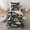 Unyqoos® Dinosaurus Beddengoedset voor Kinderen van Zacht Ademend Microvezel