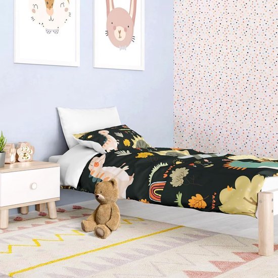 Unyqoos® Dinosaurus Beddengoedset voor Kinderen van Zacht Ademend Microvezel