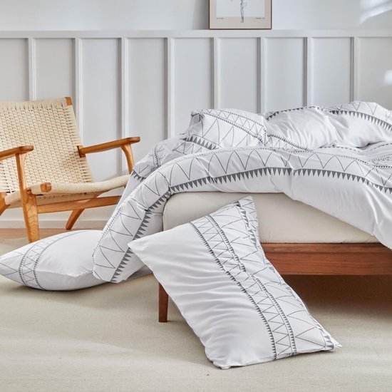 Unyqoos® Bohemien stijl dekbedovertrekset met kussenslopen en ritssluiting