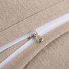 Unyqoos® Elegante en Zachte Beddengoedset van Gewassen Katoen met Ritssluiting