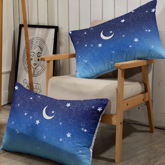 550x550-15100.jpg Unyqoos® Stijlvolle beddengoedset met maan en sterren voor eenpersoonsbed