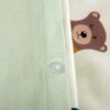Unyqoos® Kinderbedtextiel met bosdierenmotief van zacht katoenflanel voor optimaal slaapcomfort